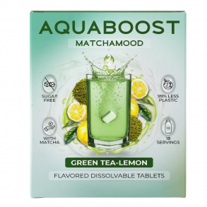 AQUABOOST MATCHAMOOD PEZSGŐTABLETTA - 18X